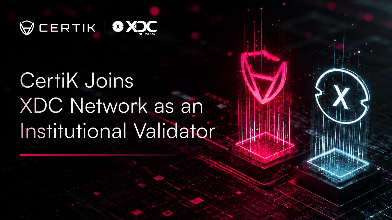  validator certik network xdc masternode institutional under 