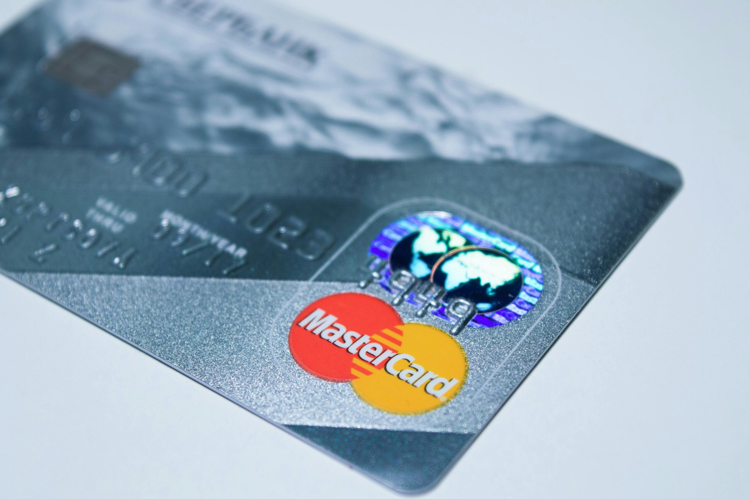 A Mastercard card.