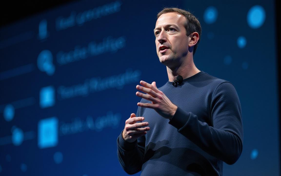 Mark Zuckerberg spricht
