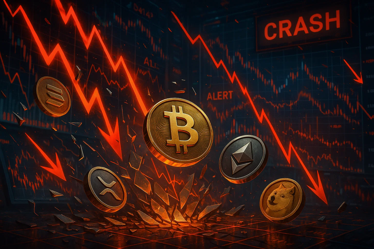 Crypto crash on Friday after Trump’s China tariffs, wiping billions, with Bitcoin, Ethereum, and altcoins hit hard.