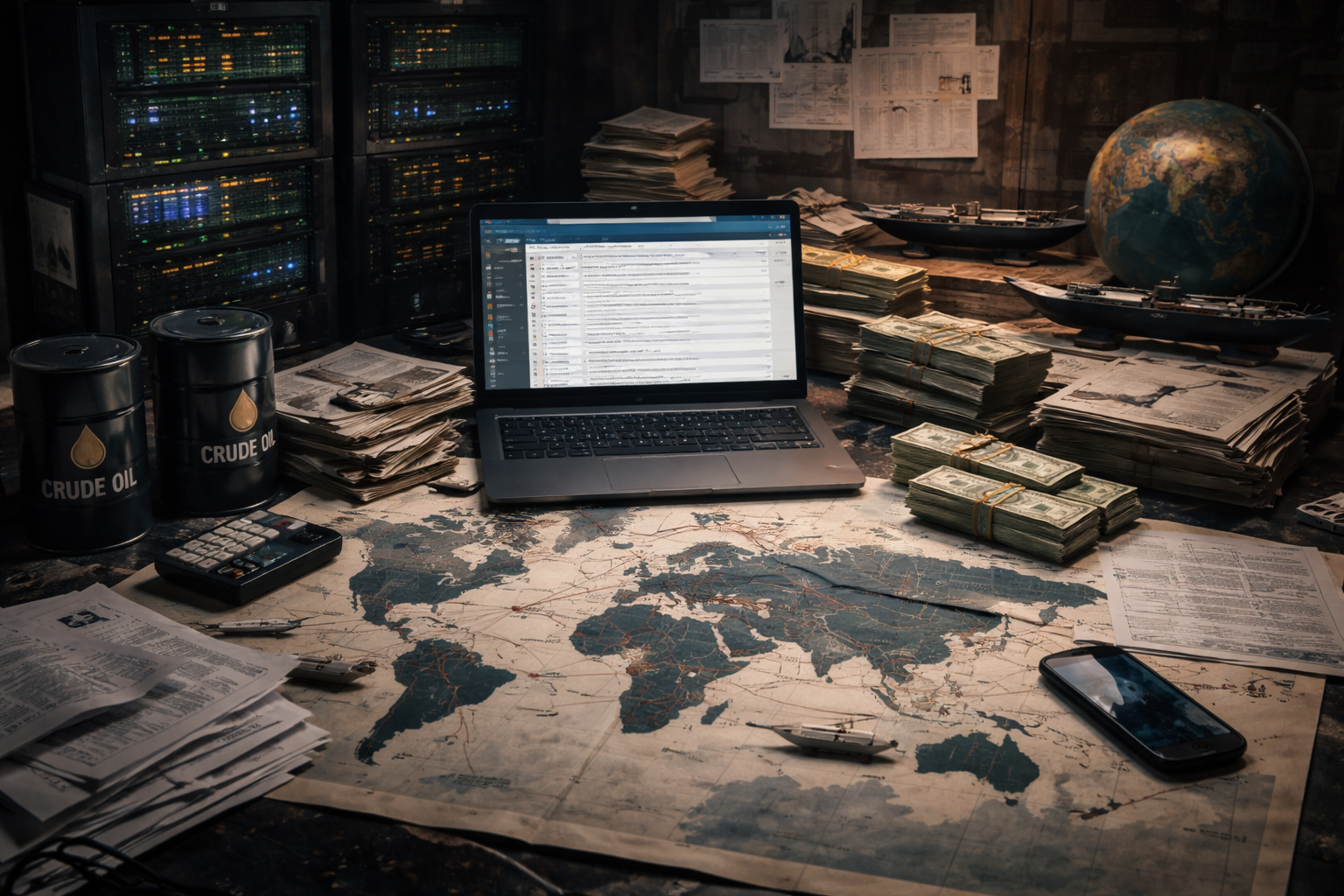 Russian oil smuggling network exposed by email server leak: report