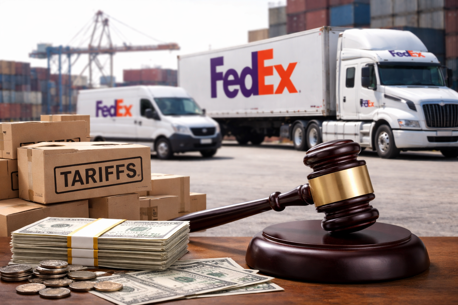 FedEx sues US government over Trump tariffs refund