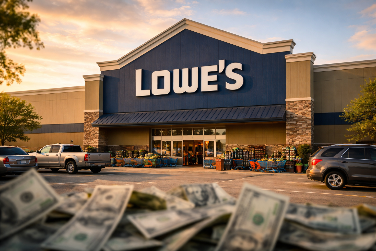 Lowe’s earnings beat lifts revenue as housing market pressure persists