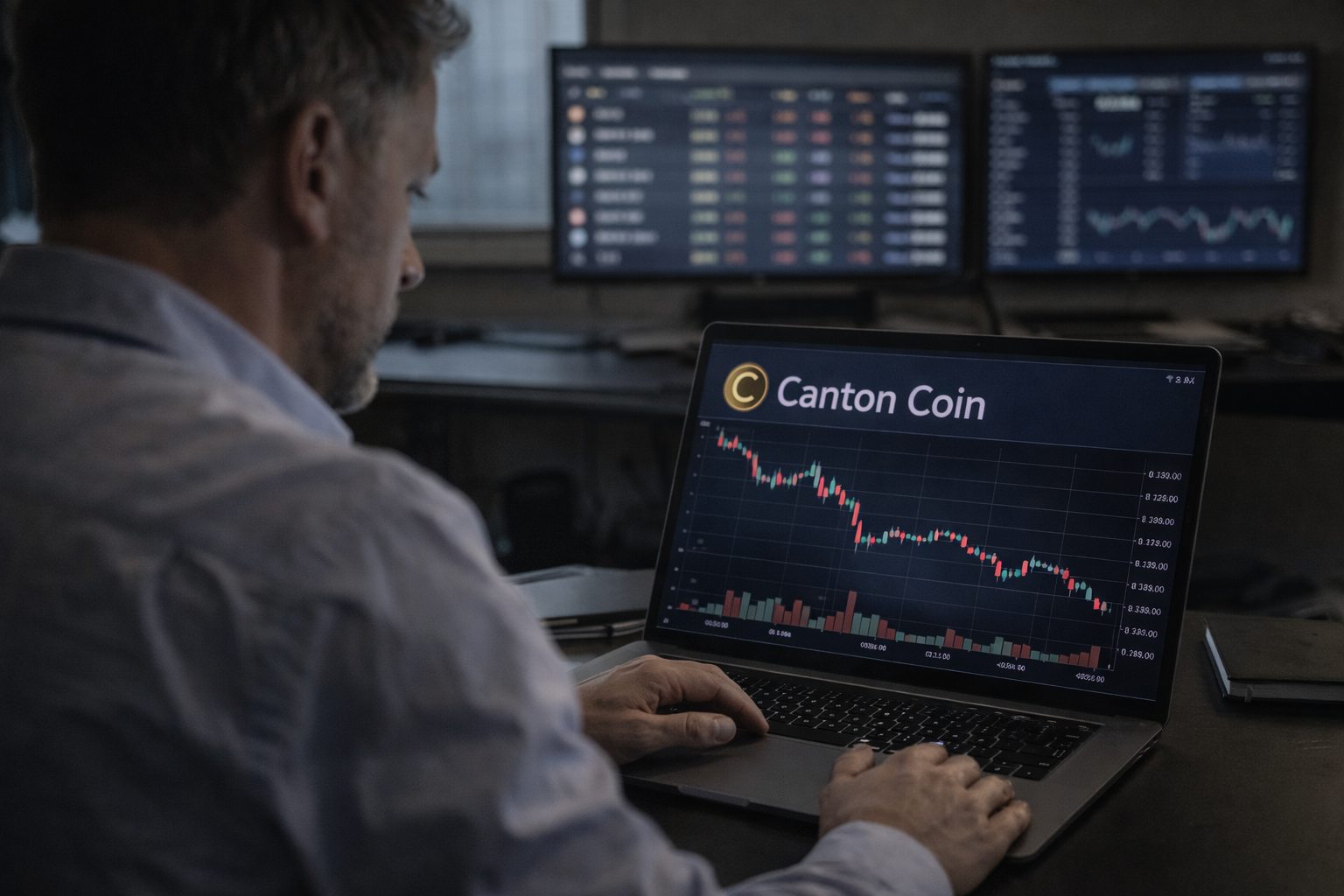 Canton Coin holds gains as Tharimmune rebrands, fueling hopes of renewed upside and institutional momentum.