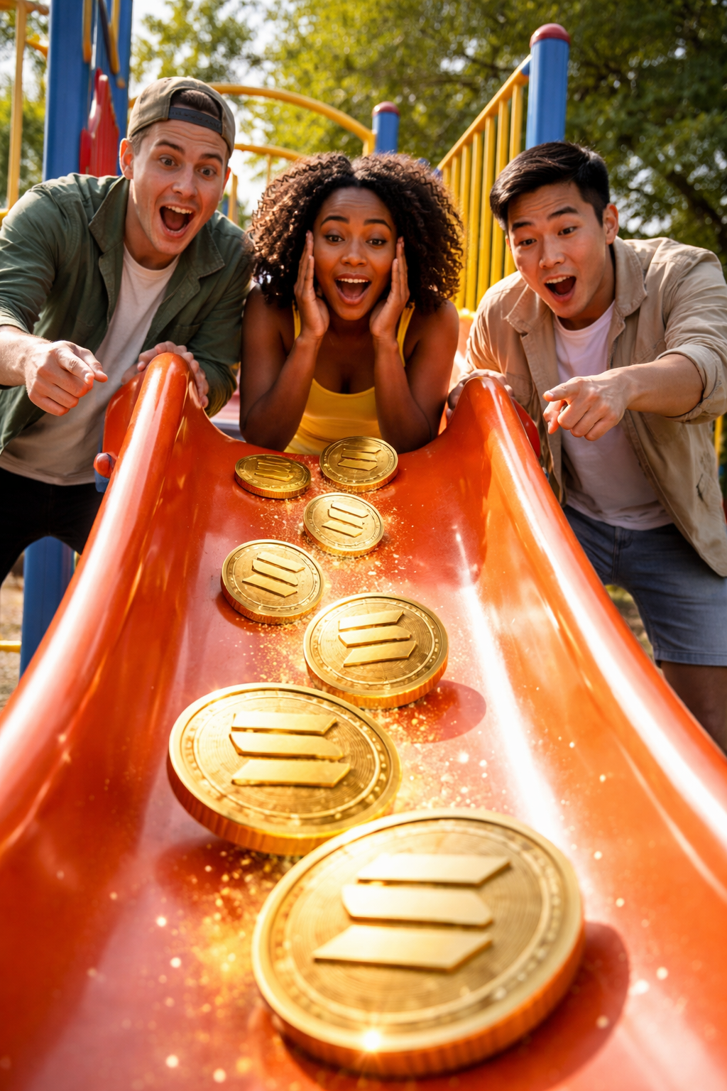 Solana coin on a freefall