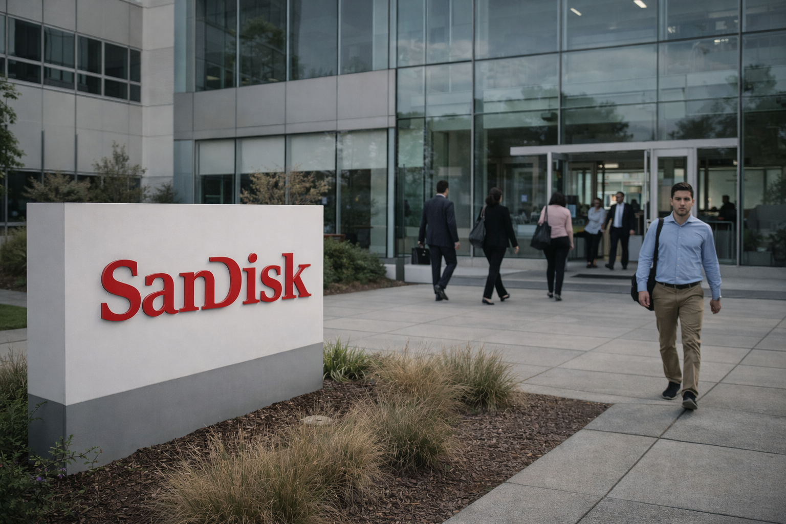 SanDisk stock plunges 3%: profit-taking sparks sharp pullback