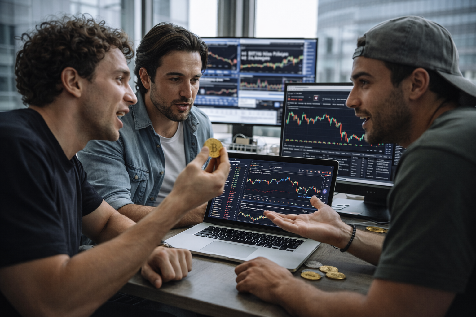 AI generated image for crypto trading