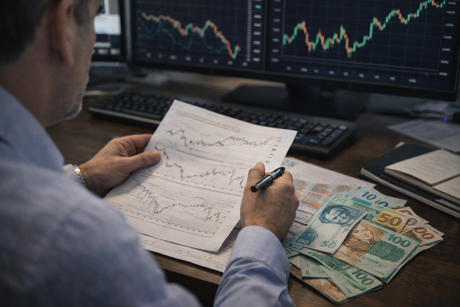 Brazilian real shrugs off global market turmoil, holds firm near 5.22