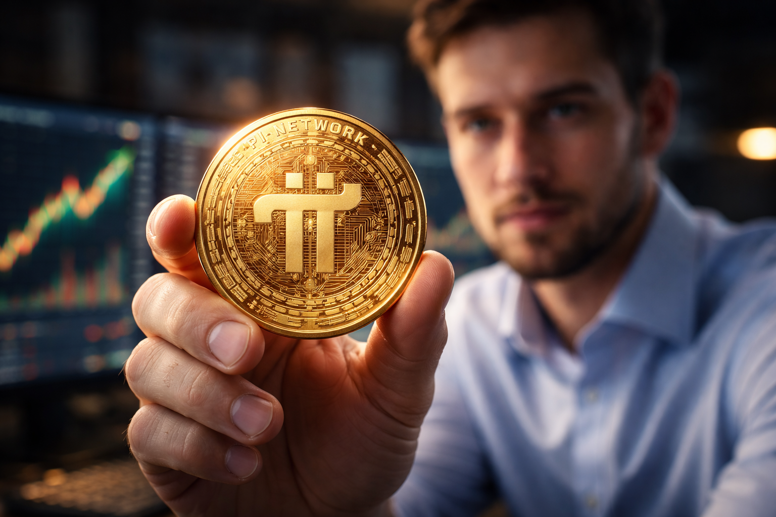 An investor holding PI