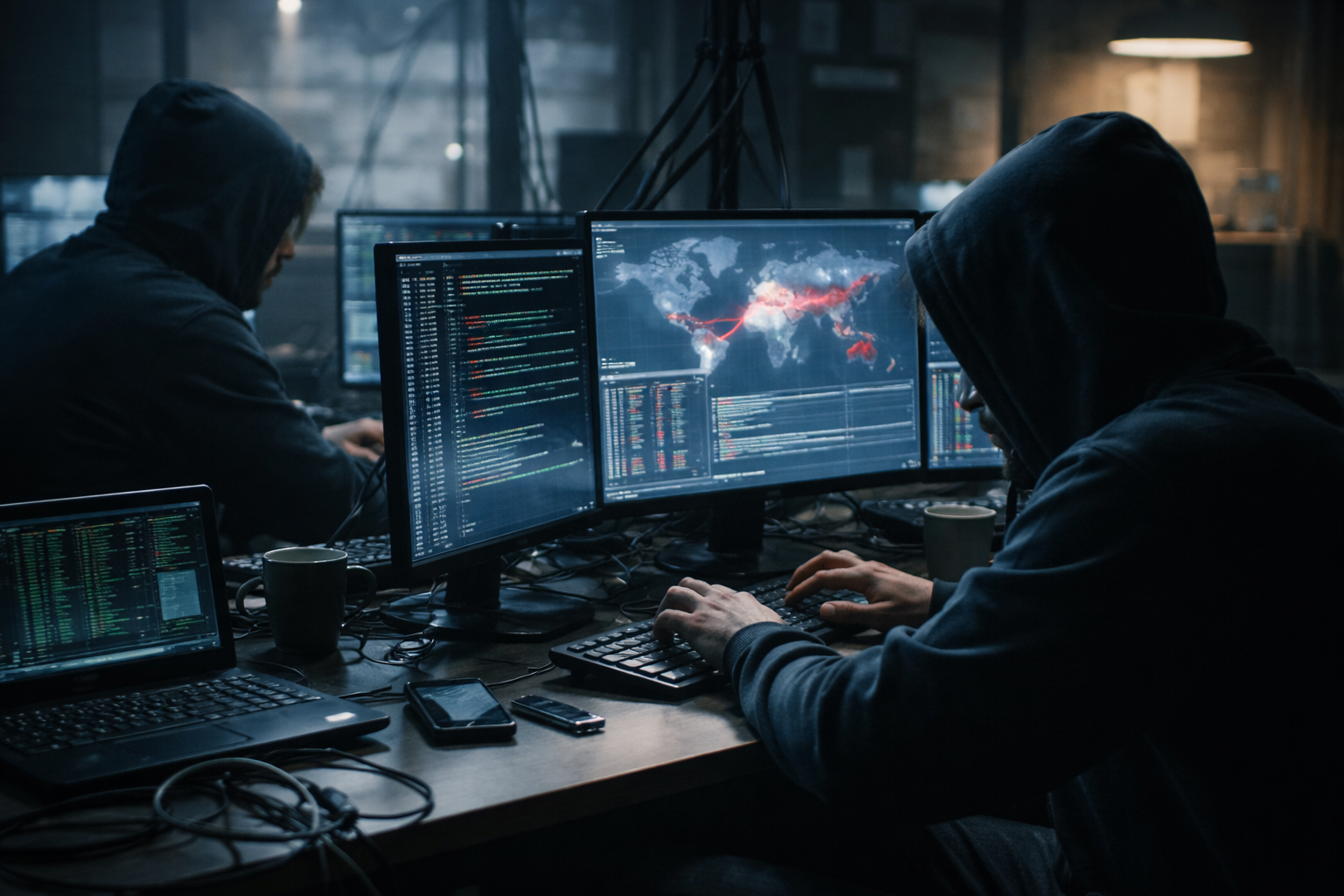 Hacker versuchen, Informationen aus einem System zu erlangen