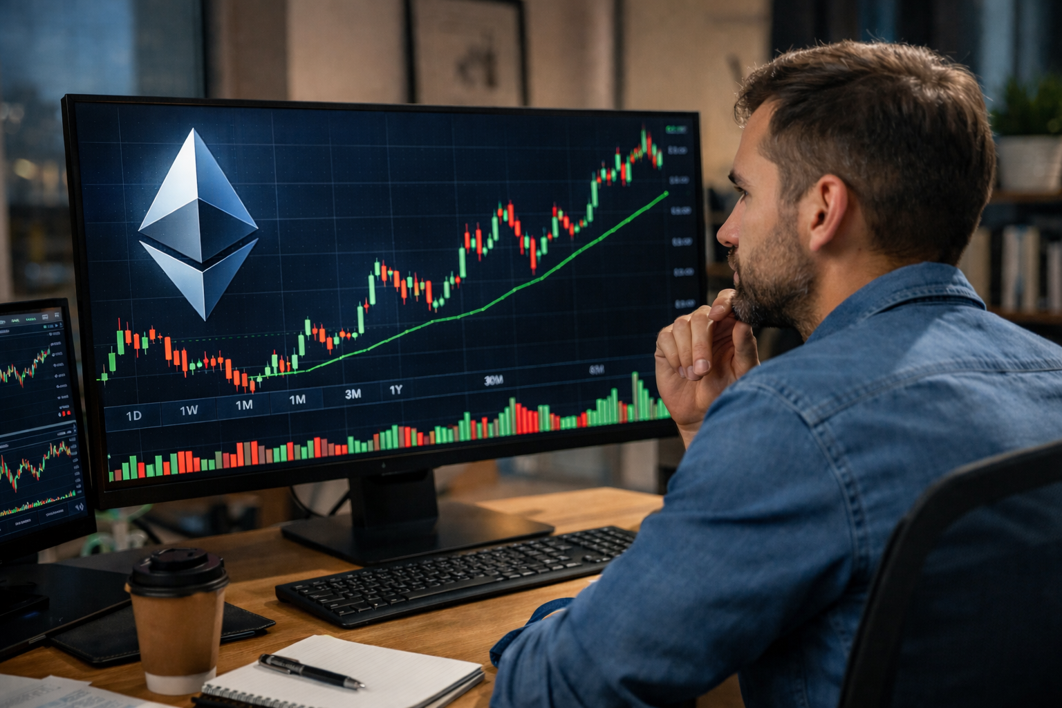 Ethereum price bounces back above $2k