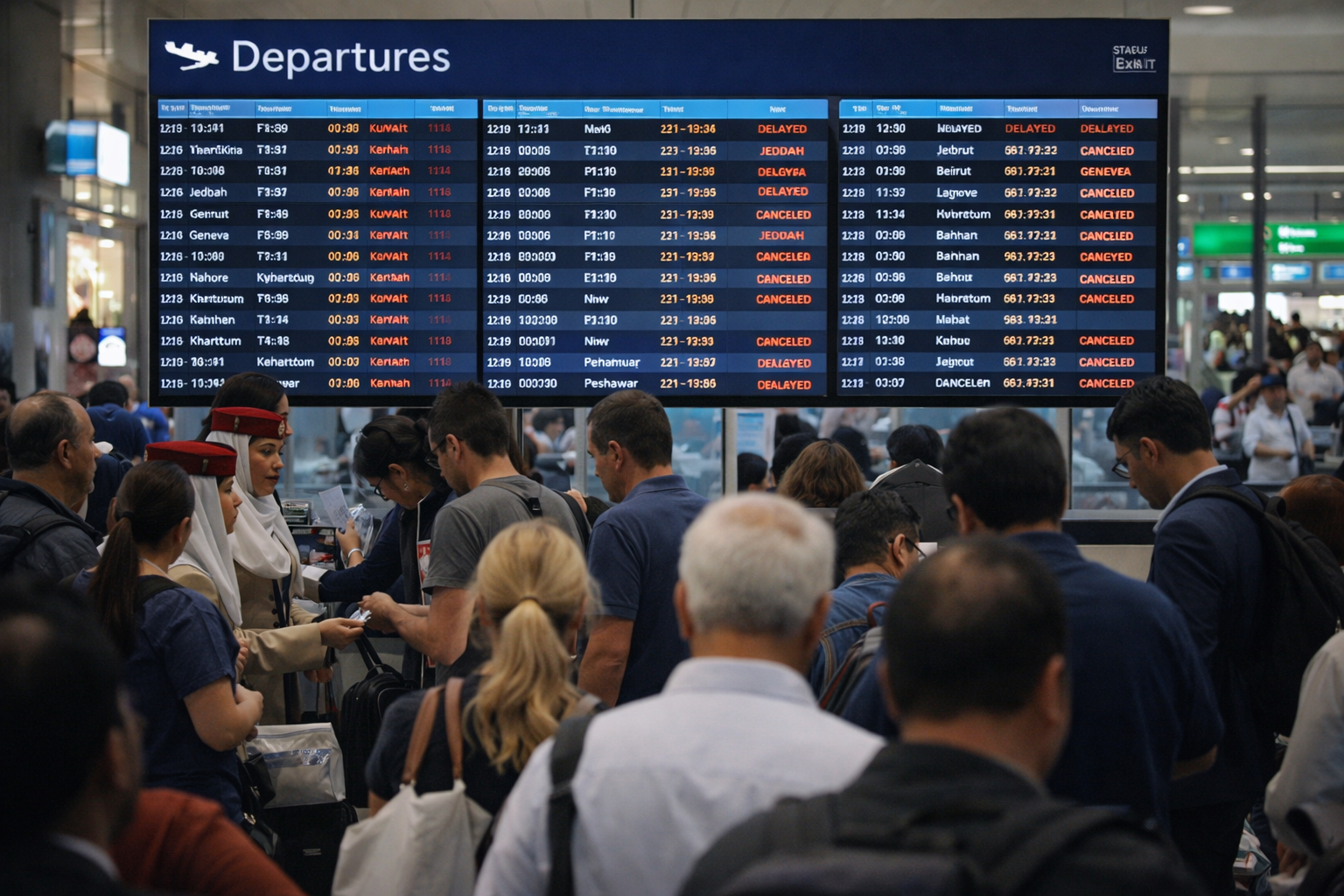Emirates and Etihad resume limited flights after Gulf airspace closures, but schedules remain fragile amid regional escalation.