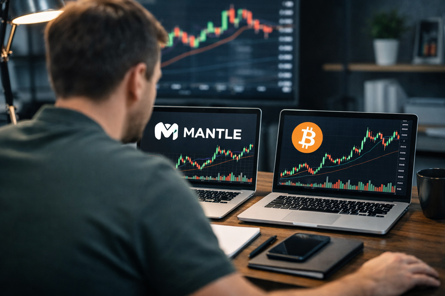 Mantle price rises alongside Bitcoin