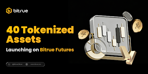 Bitrue launches 40 tokenized assets with up to 100x leverage, expanding crypto access to stocks, indices and metals.
