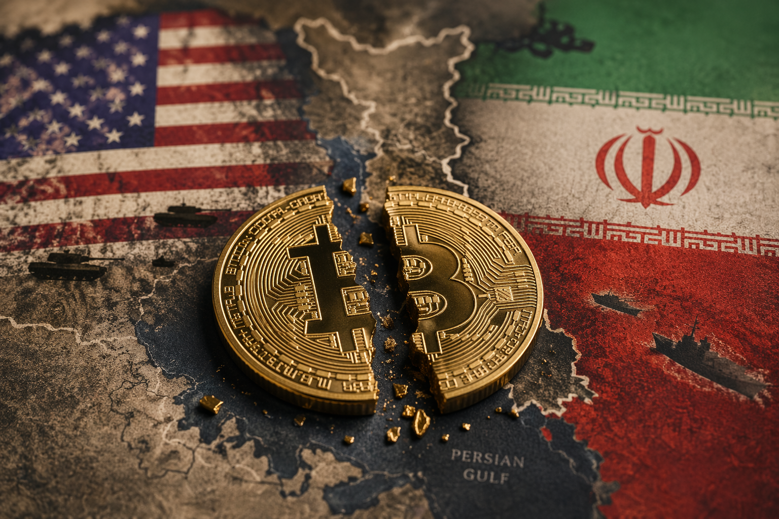 Bitcoin slips below $74K as US-Iran clash derails weekend rally.