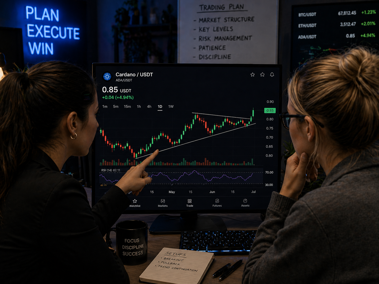 Cardano's chart remains bearish amid a mixed derivatives data