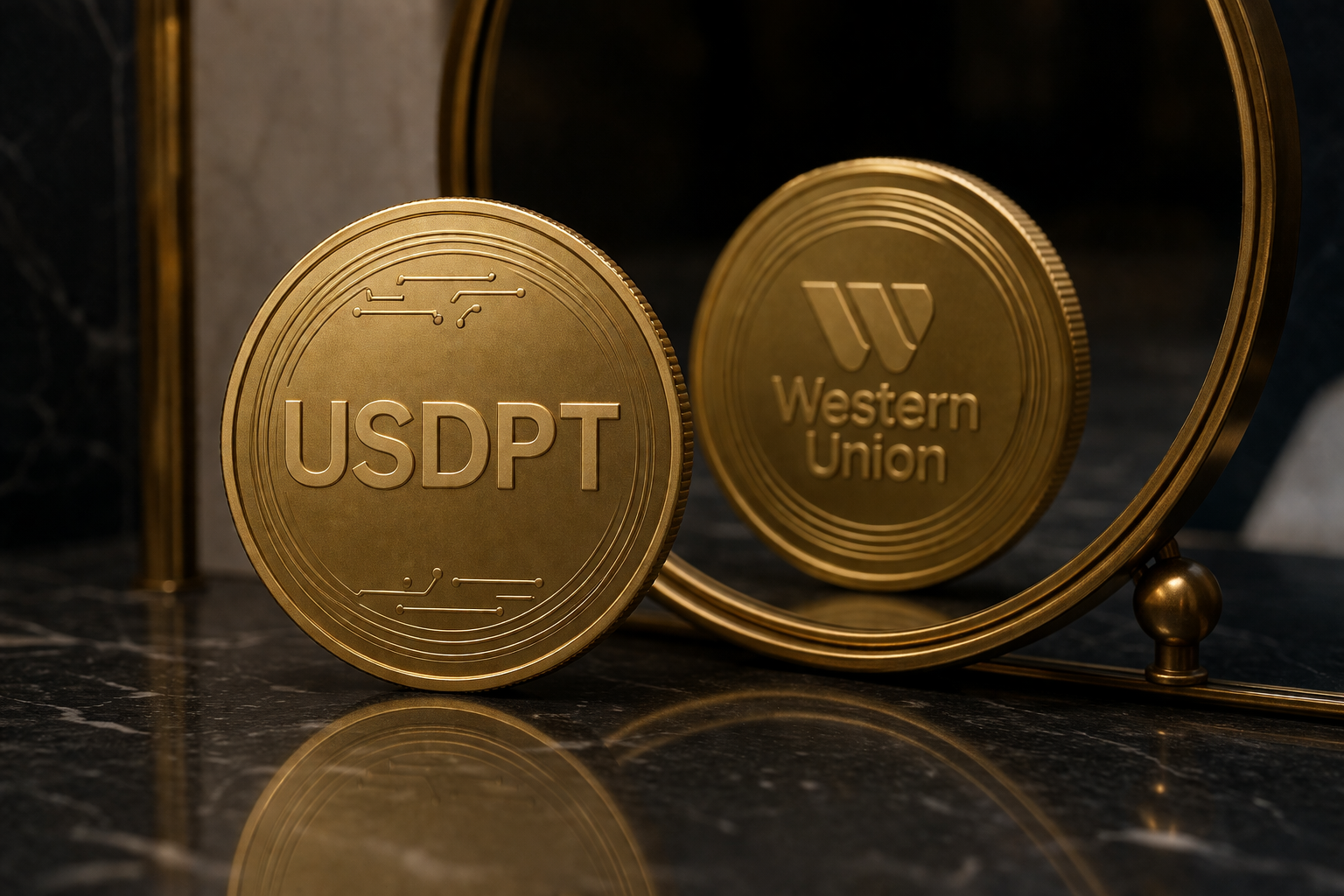 Western Union eyes May debut for dollar-backed USDPT stablecoin.