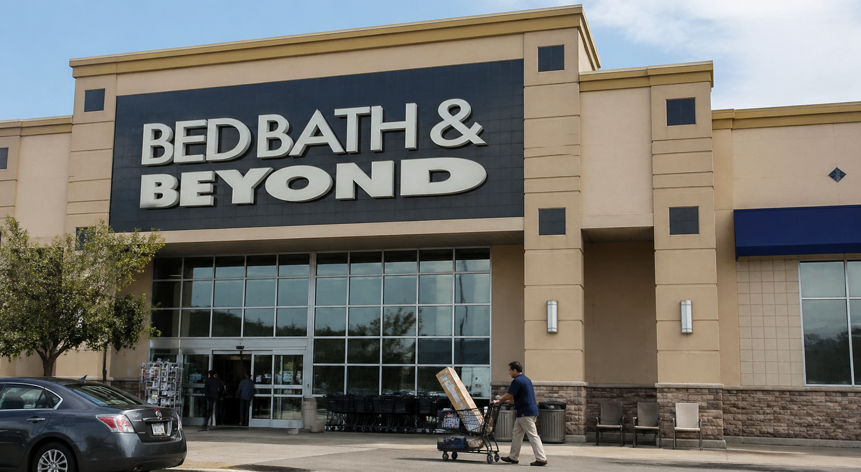 why bed bath & beyond stock pare back q1 earnings gains?
