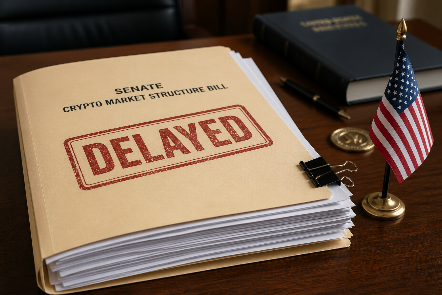Senate crypto bill faces setback as Tillis demands ethics provisions.