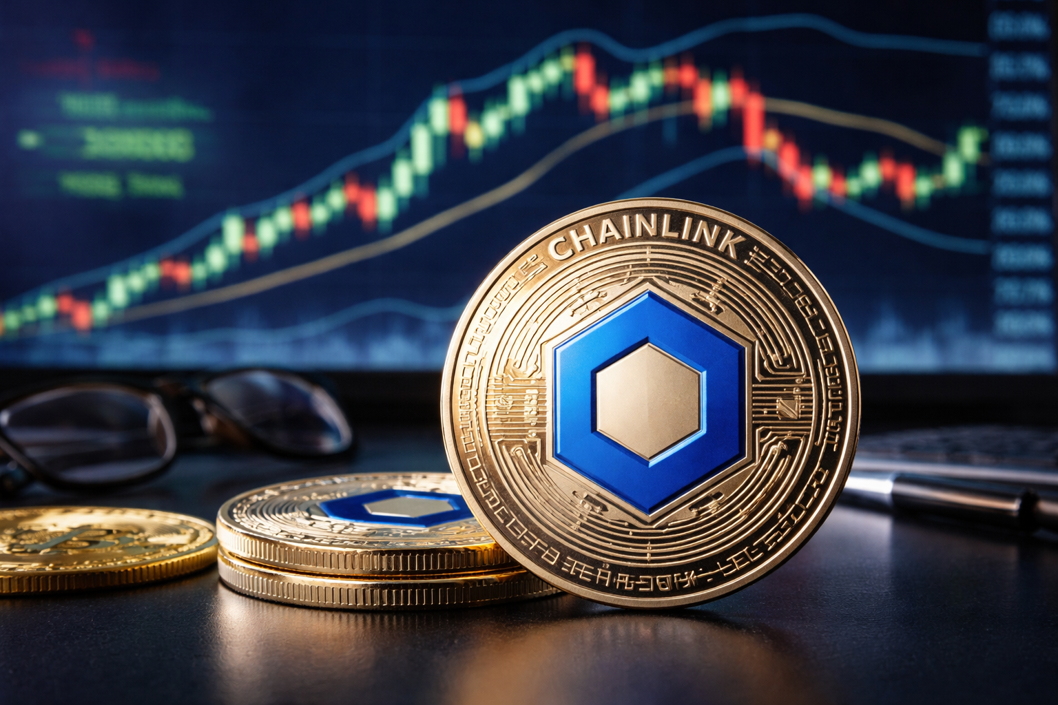 Chainlink pulls back below $9