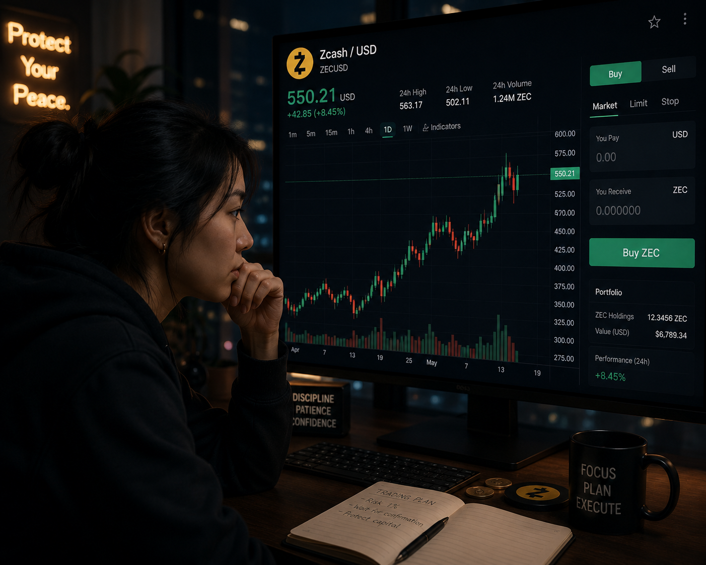 Zcash price slips 3%: will the CLARITY Act trigger more downside?