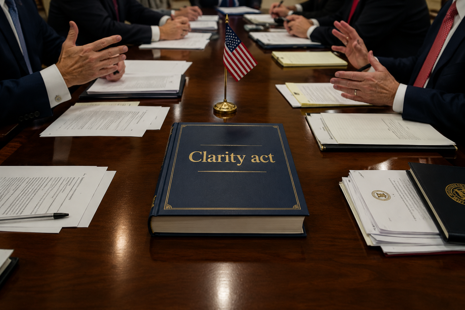 Senate crypto bill sees over 100 amendments before key markup vote.