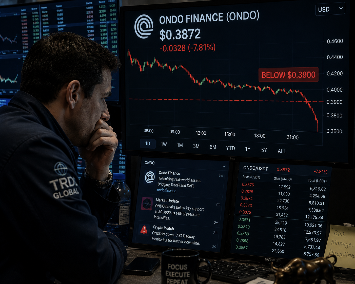 ONDO price prediction: can bulls defend key support near $0.33?