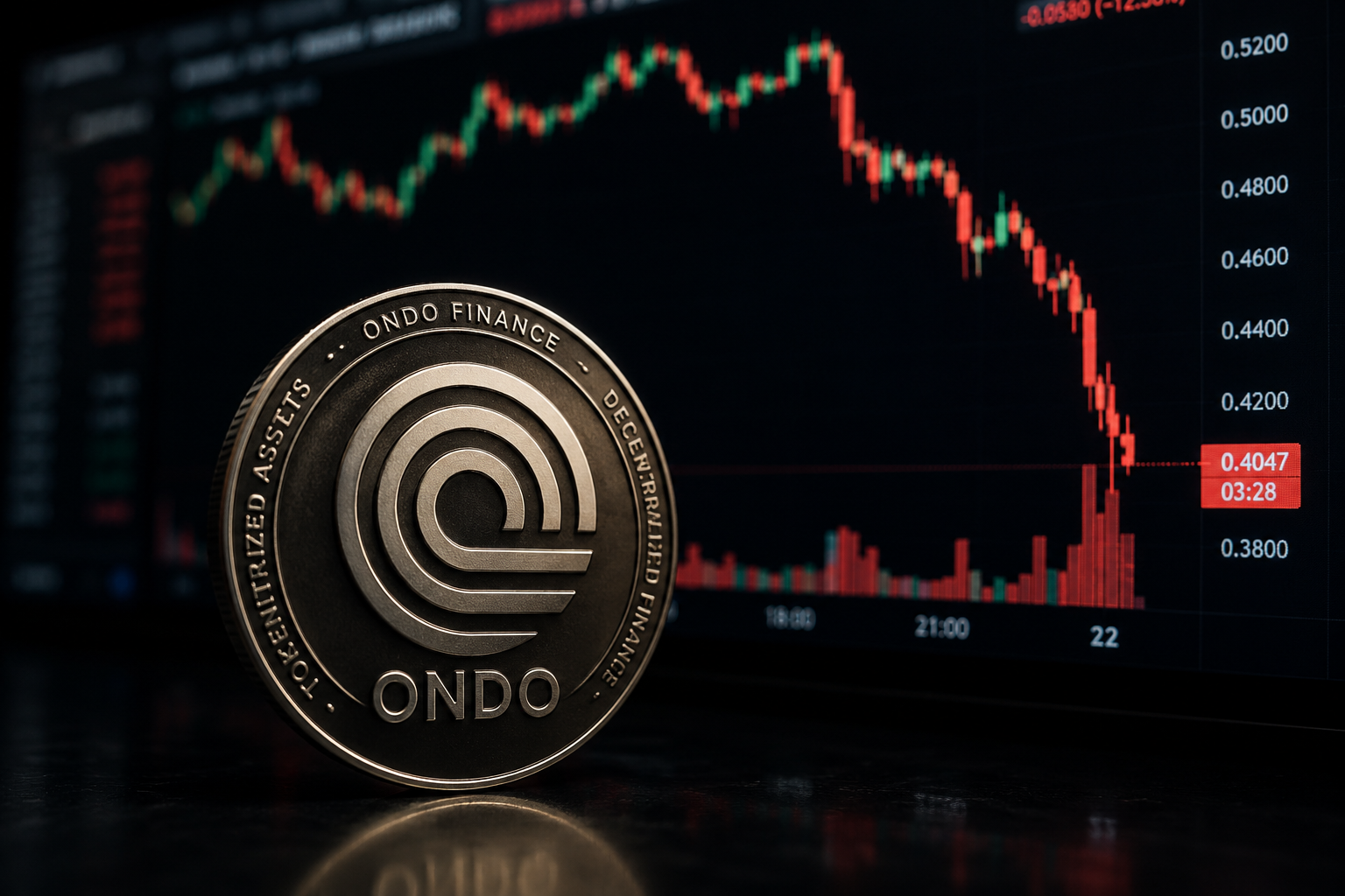 ONDO drops 7% after Ondo Finance confirms founder Nathan Allman’s death.