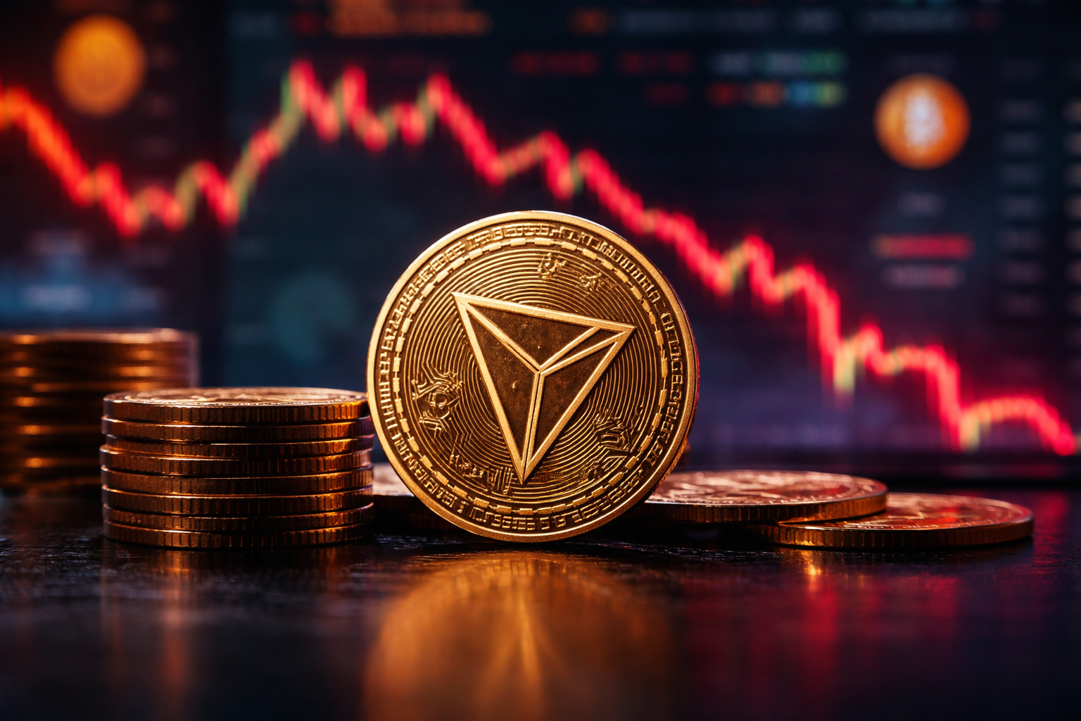 TRON (TRX) price drops 4% after brief rally