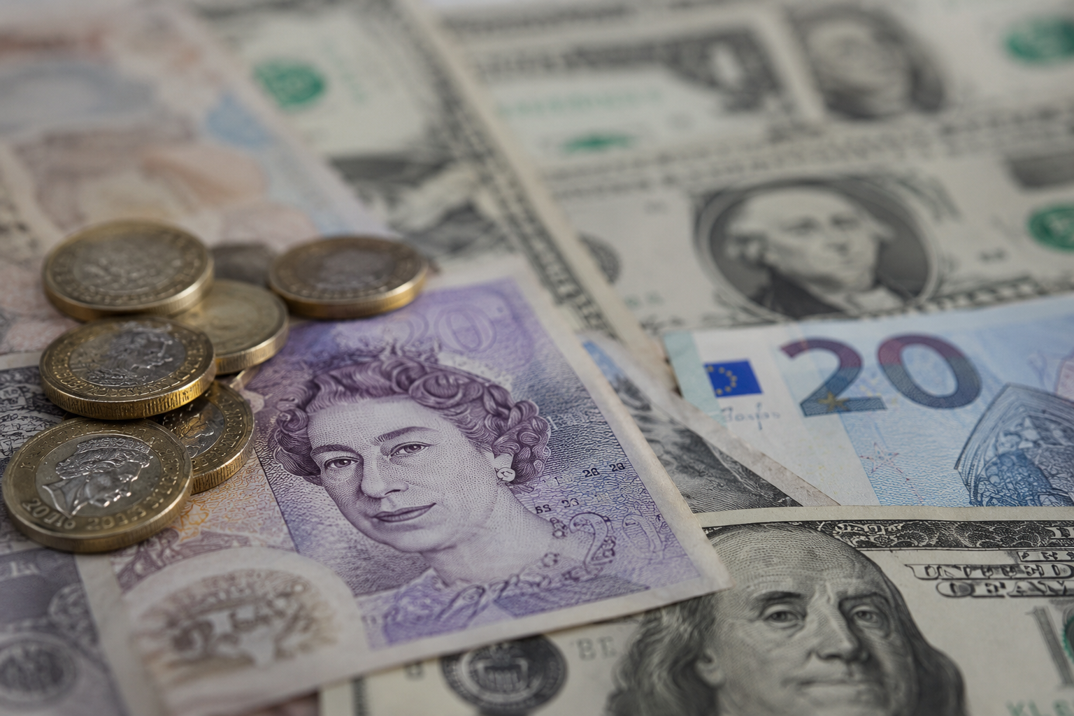 Sterling falls against dollar and euro as UK political tensions rise