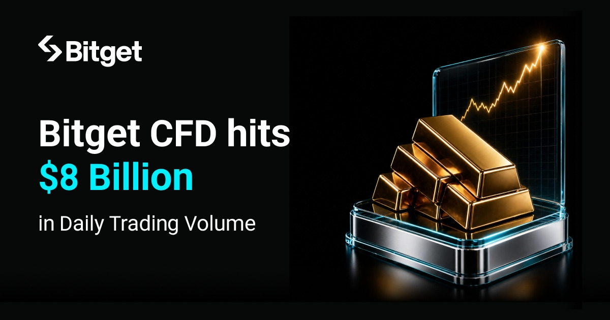Bitget'te CFD Hacmi 8 Milyar Doları Aştı