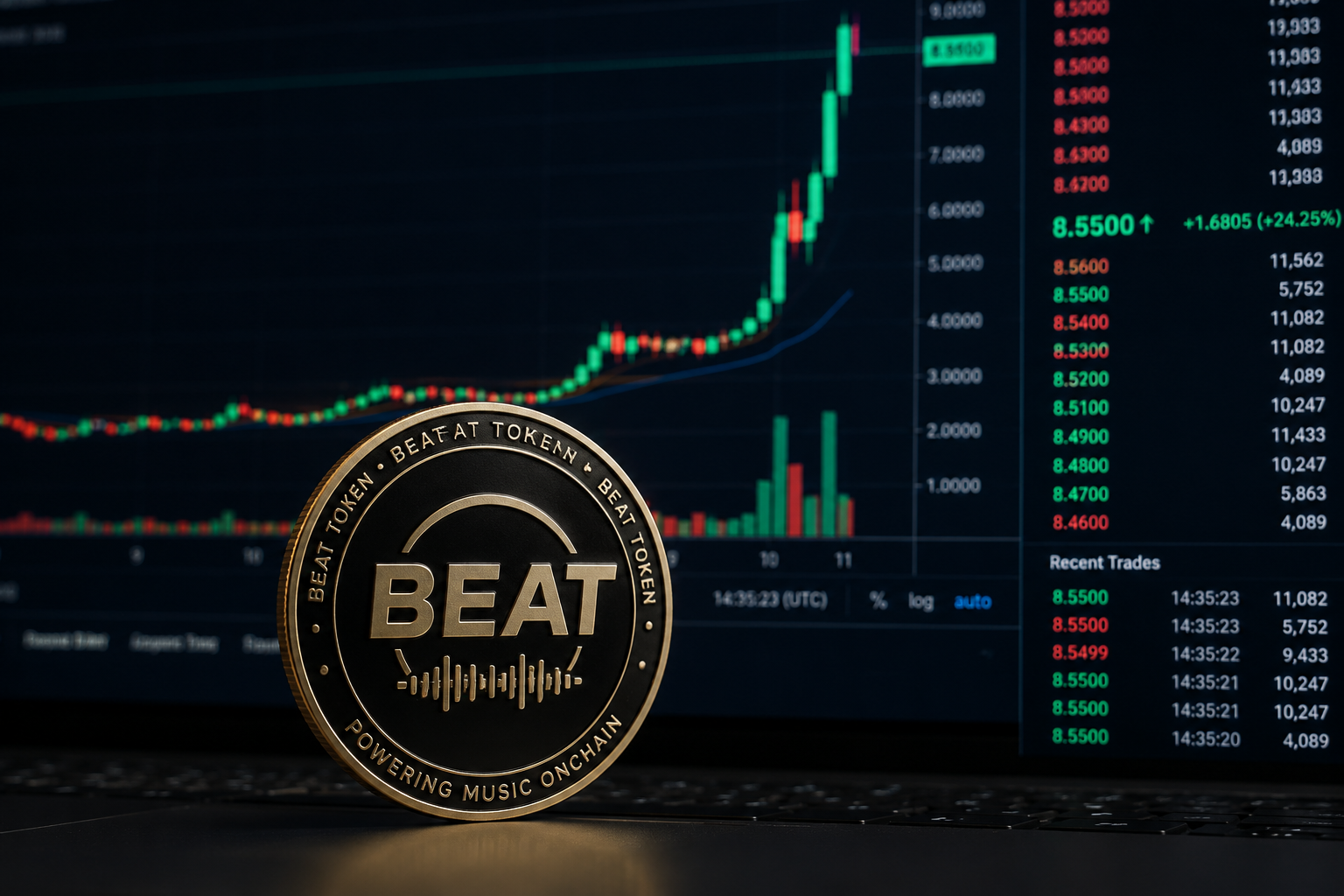 BEAT price nears extreme levels after 476% rally in seven days.