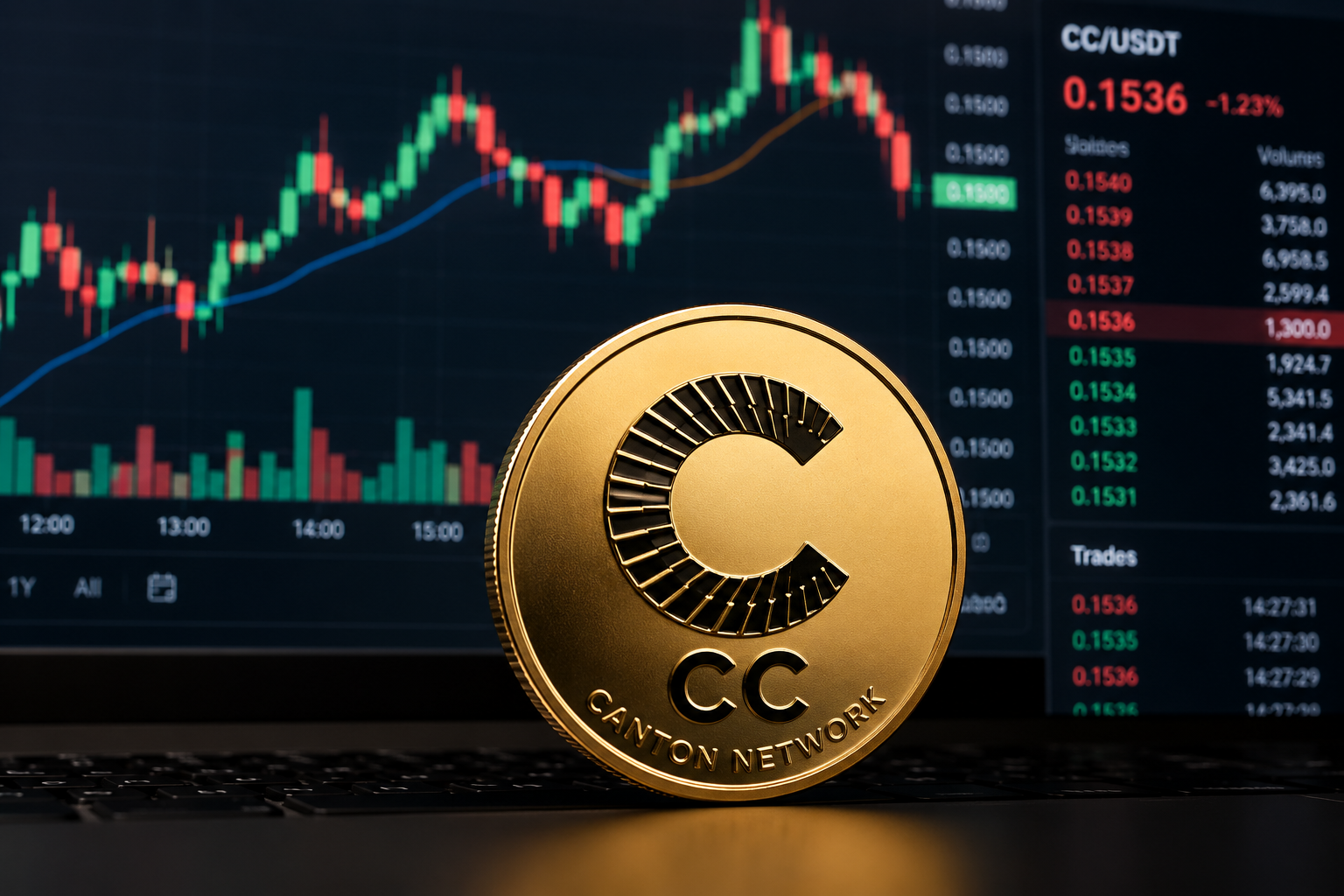 Canton price holds key Fibonacci support after Bithumb listing rally.