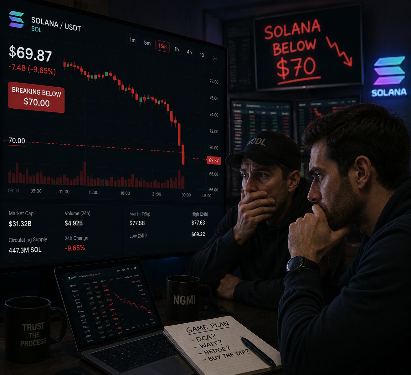 Will Solana price break below $69 as bearish bets pile up?