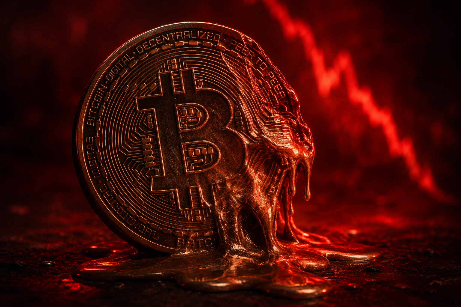 Bitcoin falls to four-month low as $1.85B liquidation rattles market