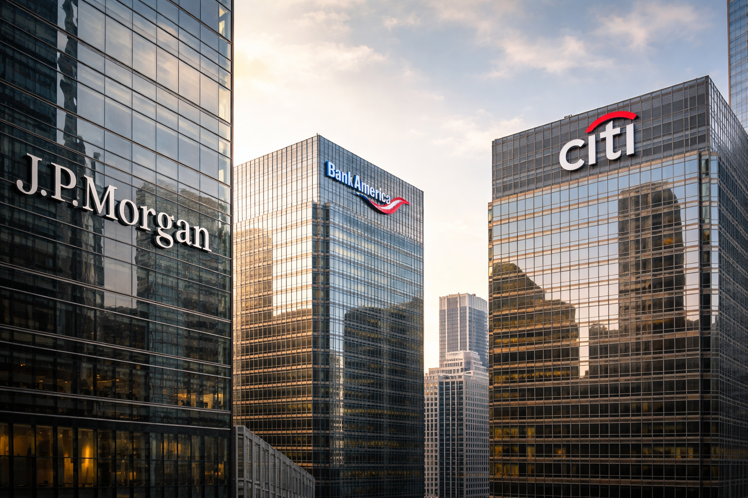JPMorgan, Bank of America, and Citi to develop a shared tokenized network