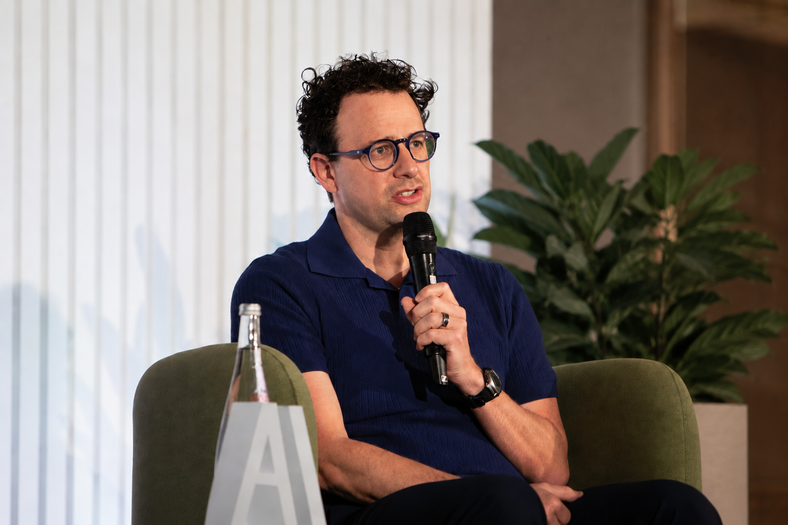 Anthropic CEO Dario at a panel discussion