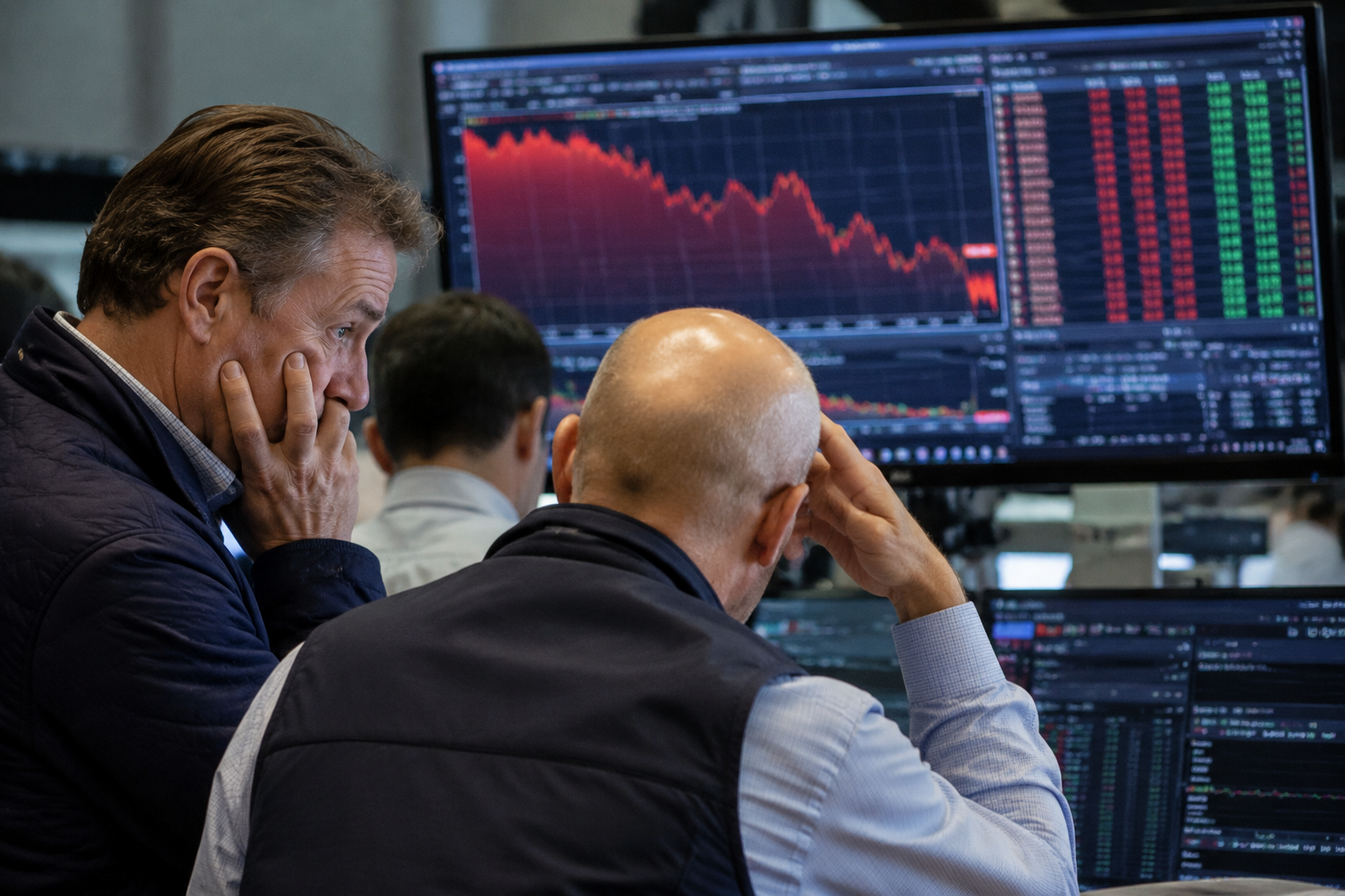 investors looking at ftse 100 dip