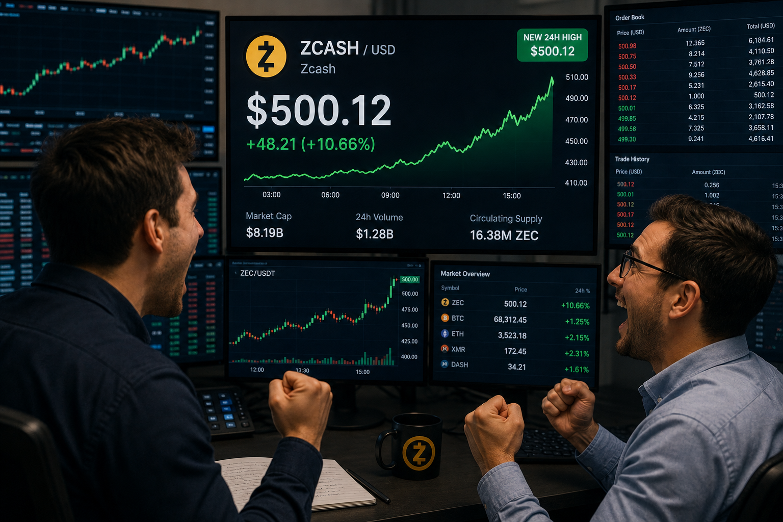 Zcash price jumps 7%: can the Ironwood upgrade send ZEC above $520?