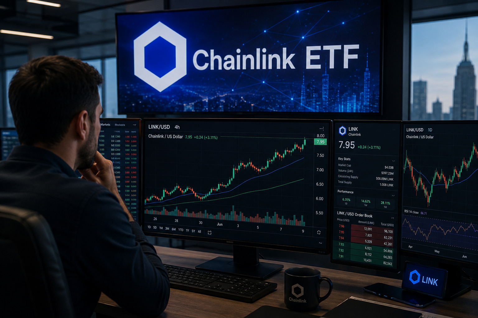 Chainlink price tests $8 as ETF inflows spark a new LINK rally