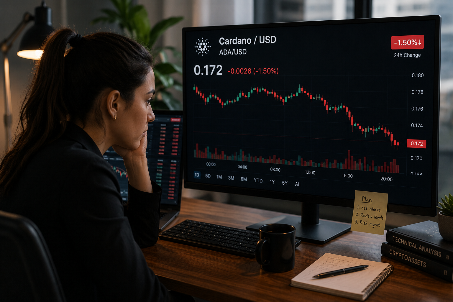 Cardano hits a wall near $0.178 as leveraged demand starts to fade