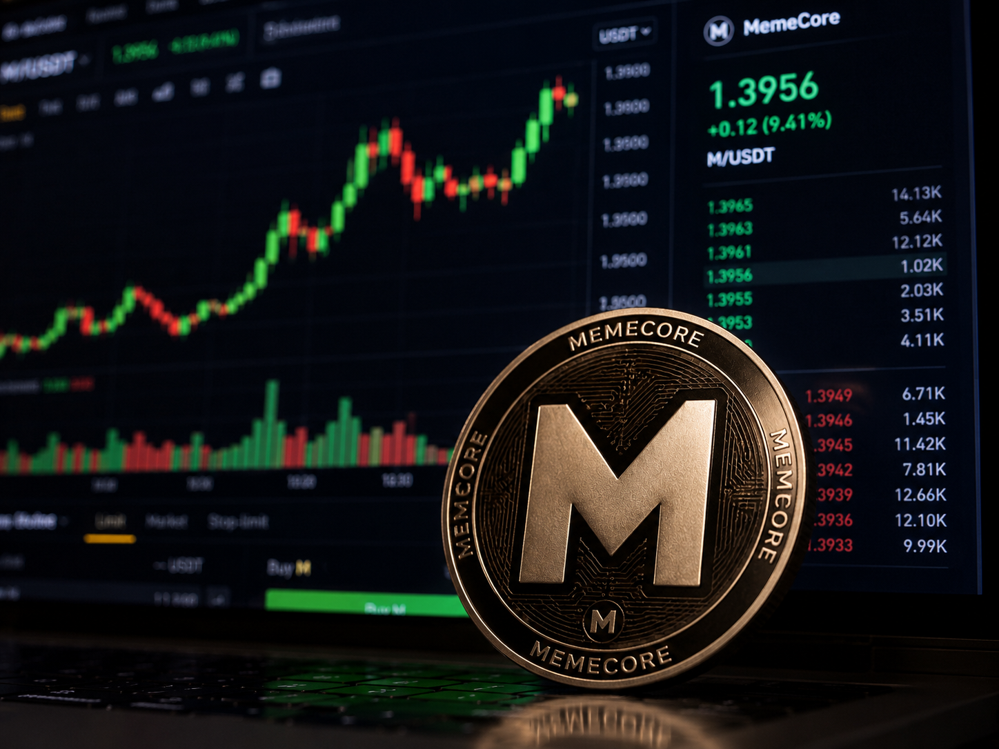 MemeCore recovers 90%, but M Price faces key resistance at $1.55.