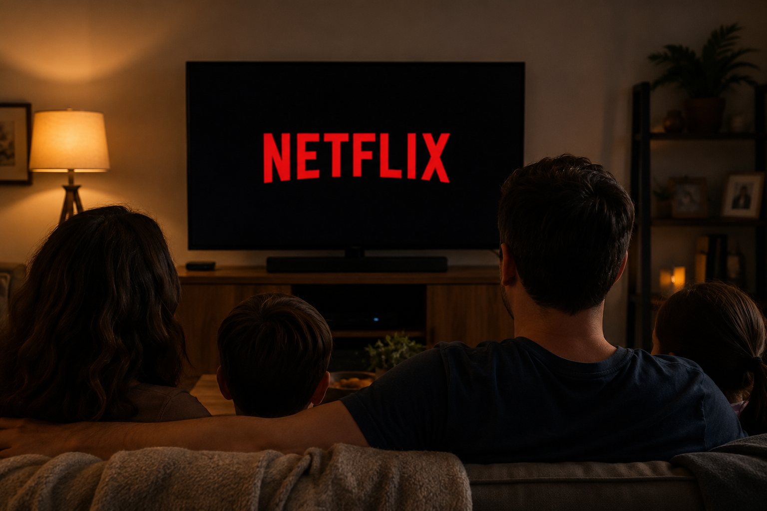 People watching Netflix