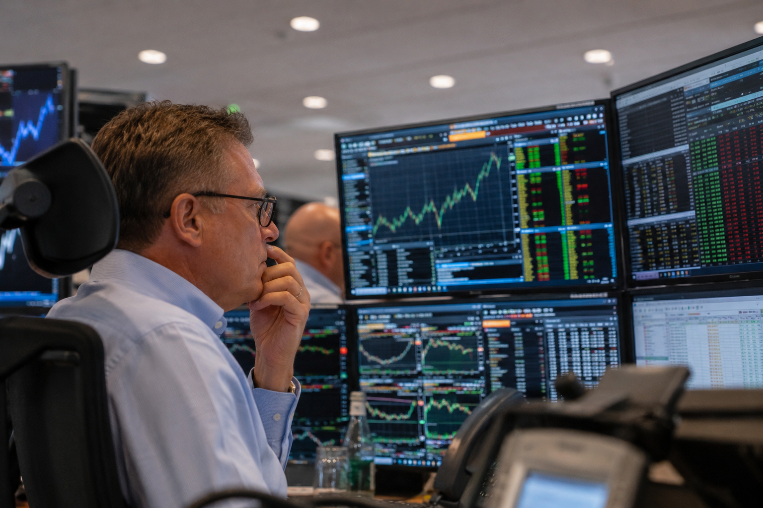 European investors looking at european shares rise