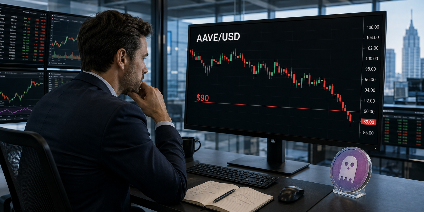 AAVE price faces 44% downside risk as $50 support comes back into view