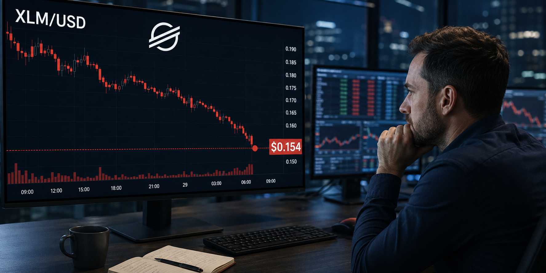 Can XLM hold $0.14 as bearish traders tighten their grip on Stellar?