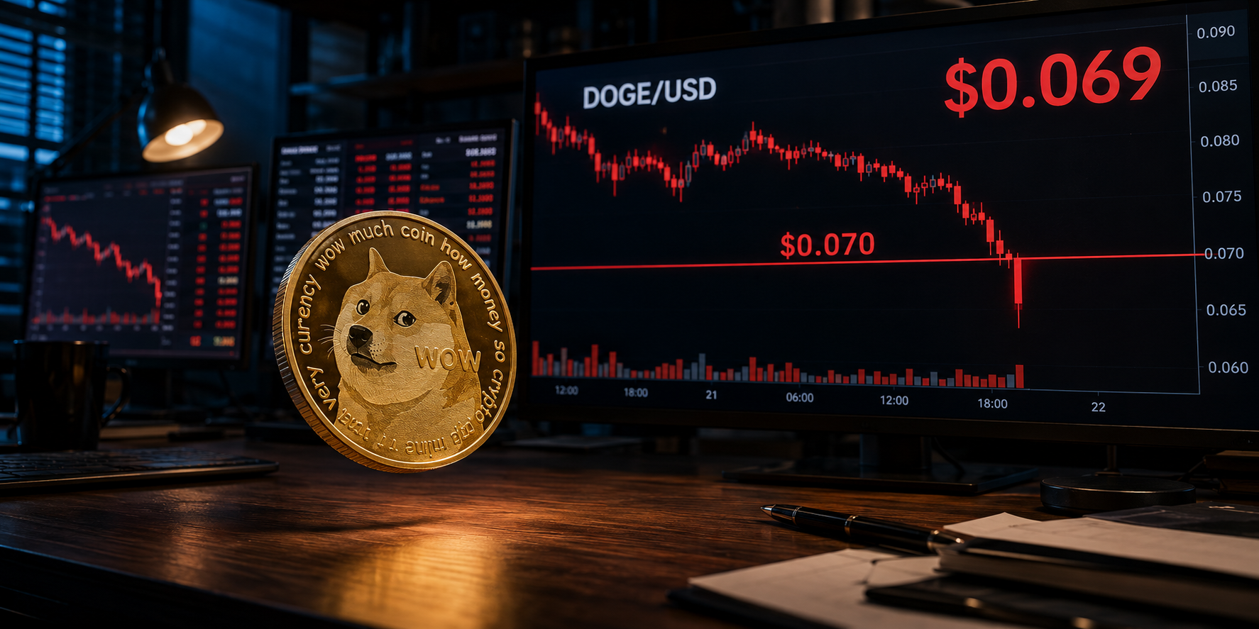 Dogecoin looks weak below $0.07, yet one signal hints the selloff is fading