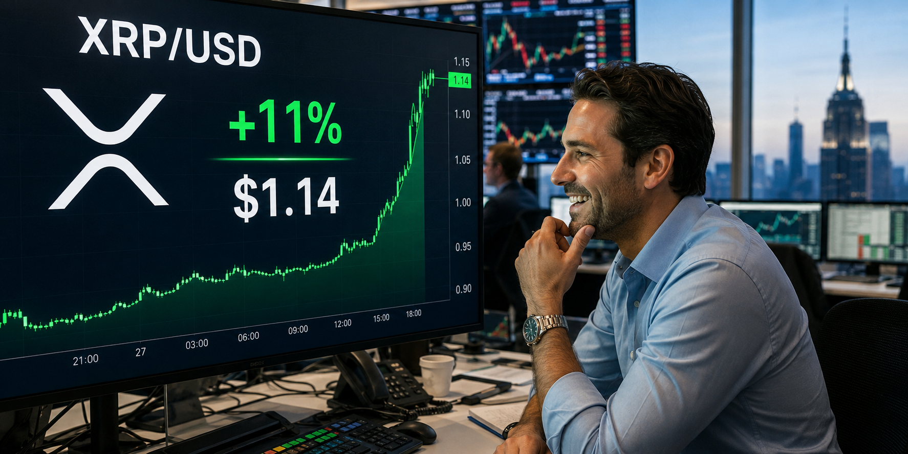 XRP jumps 11%: can bulls turn $1.10 into the start of a bigger breakout?