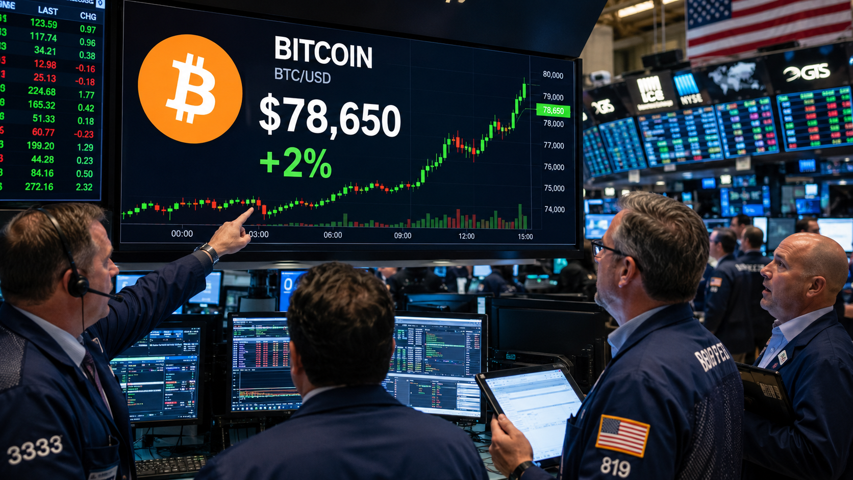 Bitcoin trades above $78k, bulls eye $80k as liquidity and ETF demand fuel rally