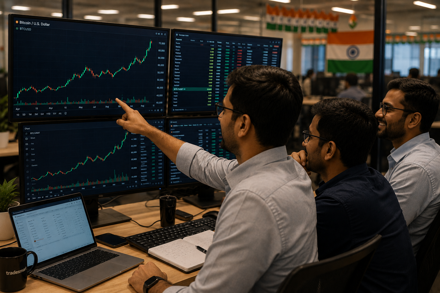 Bitcoin rally lifts India crypto trading volumes as BTC nears $80K